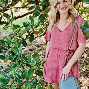 Show me Your Mumu Silky Polka Dot Dress